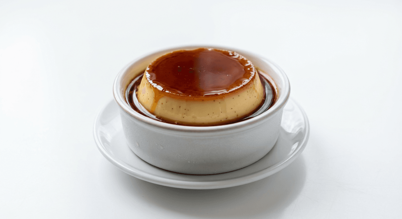 Flan de vainilla