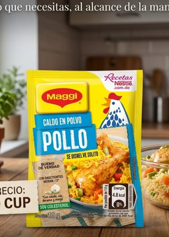 Caldo en polvo de pollo Maggi