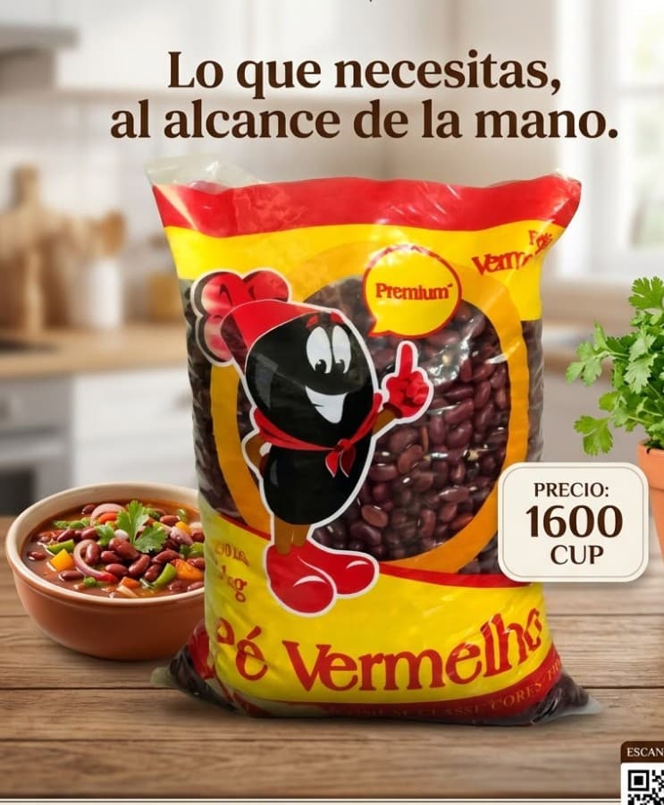 Frijoles colorados Pé Vermelho Premium