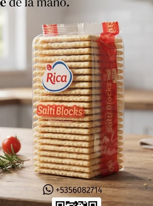 Galletas saladas Rica Salti Blocks