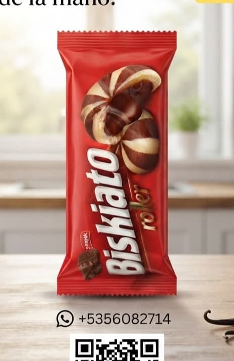Galleta de chocolate Biskiato Roller