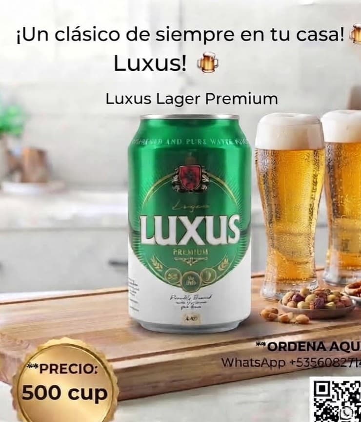 Cerveza Luxus Premium (lata)
