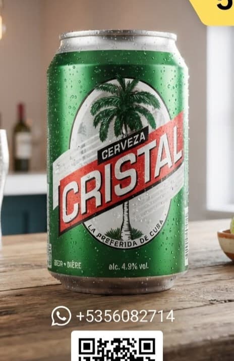 Cerveza Cristal (lata)