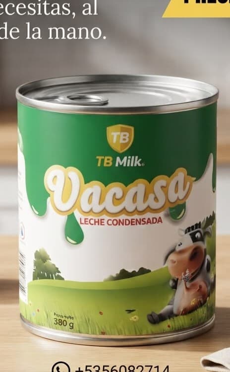 Leche condensada TB Milk Vacasa 380 g