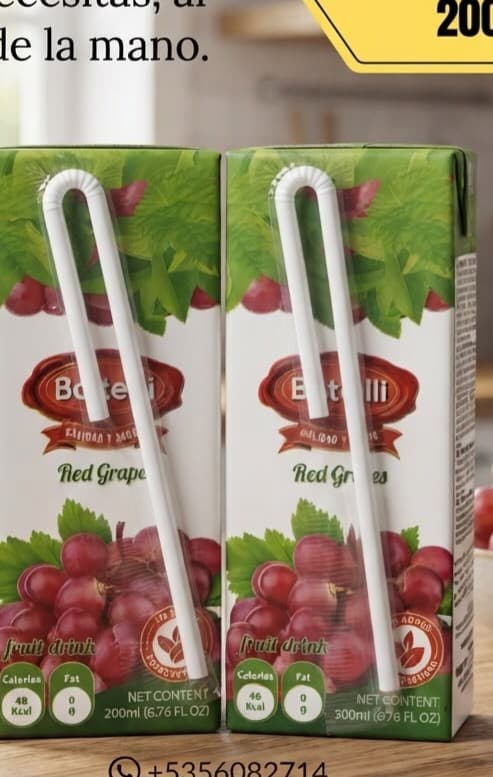 Néctar de uva roja Botelli Red Grapes 200 ml
