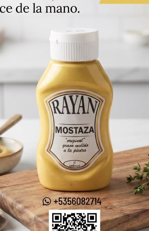 Mostaza Rayan original grano molido