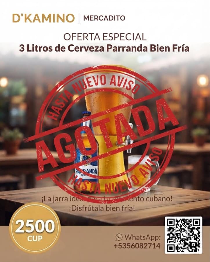 Cerveza Parranda (jarra 3 litros)