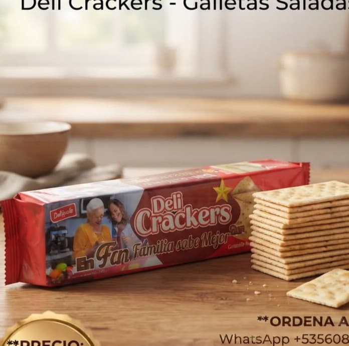 Galletas saladas Deli Crackers 21 oz (7 packs)