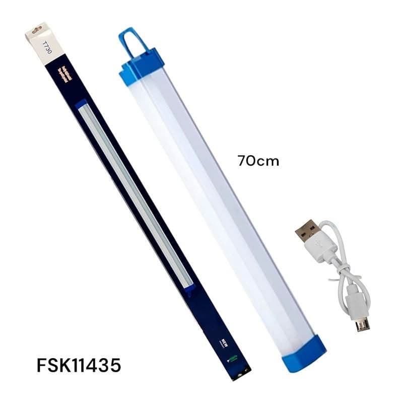 Lámpara tubular recargable 70 cm