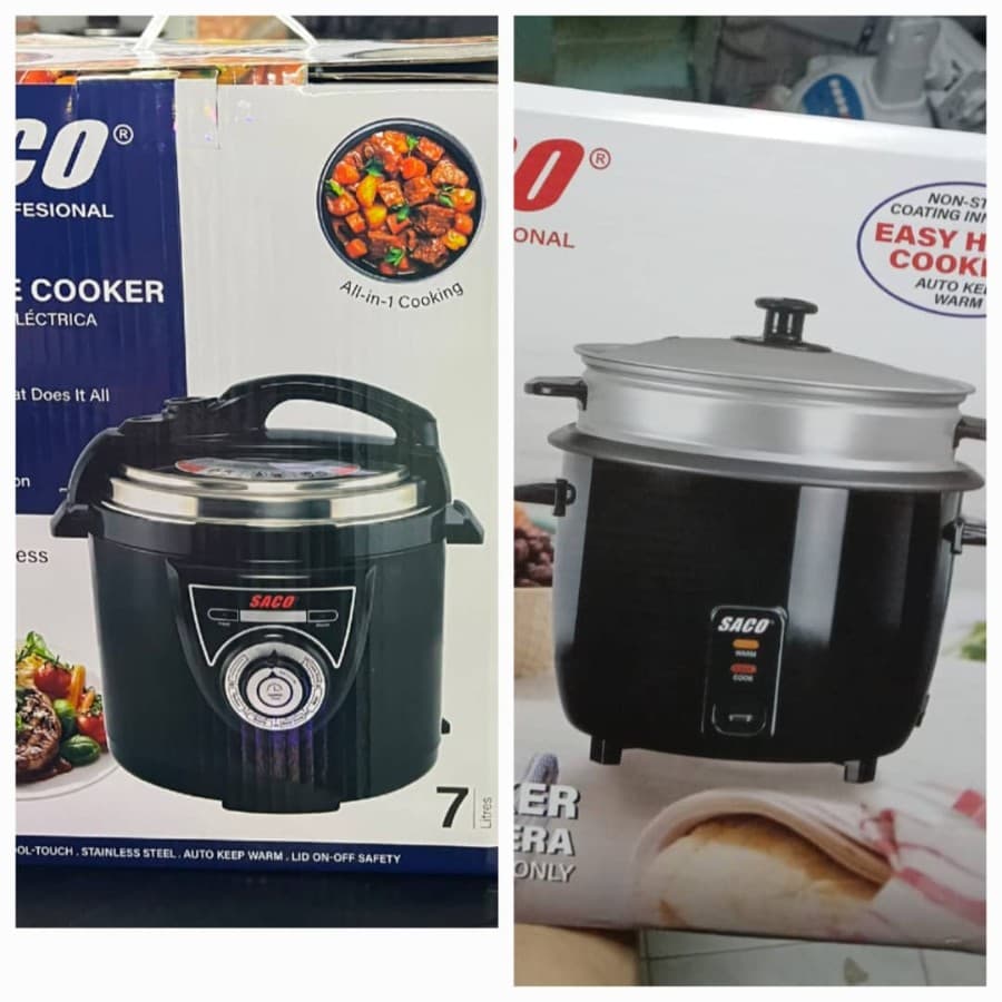 Combo olla reina SACO 7 L + arrocera SACO 1.8 L