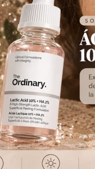 Sérum The Ordinary Lactic Acid 10% + HA 2%