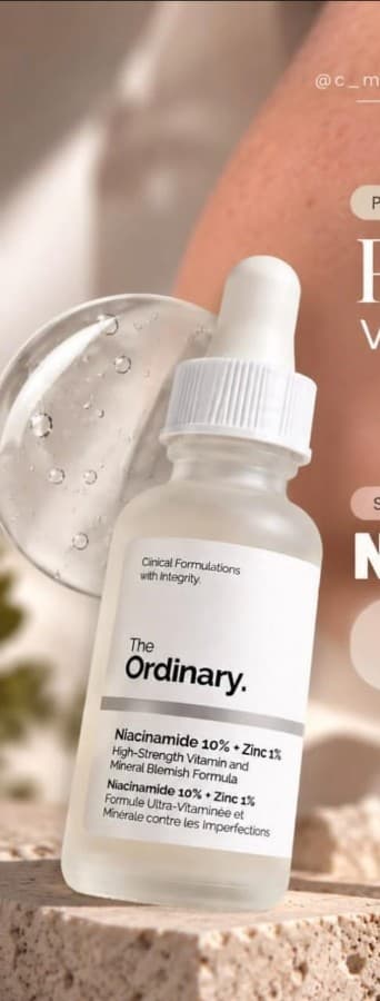 Sérum The Ordinary Niacinamide 10% + Zinc 1%