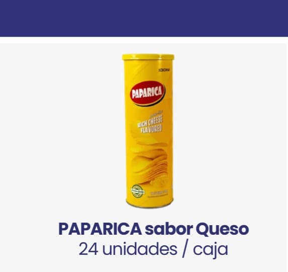 PAPARICA sabor Queso