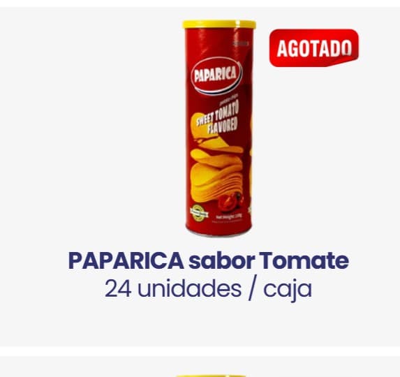 PAPARICA sabor Tomate