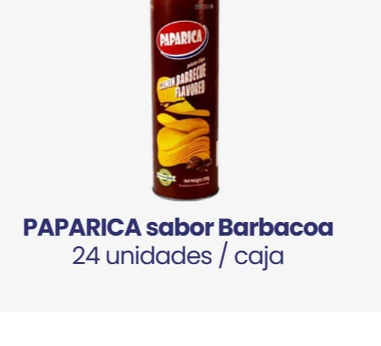 PAPARICA sabor Barbacoa
