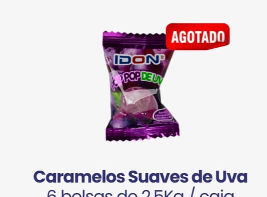 Caramelos Suaves de Uva