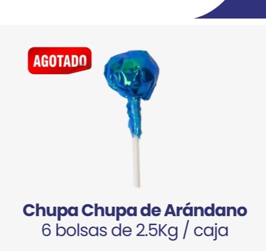 Chupa Chupa de Arándano