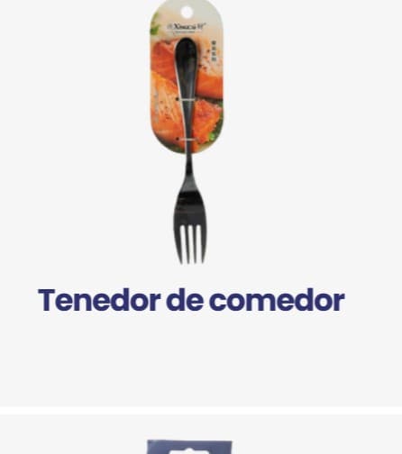 Tenedor de comedor