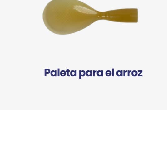 Paleta para el arroz
